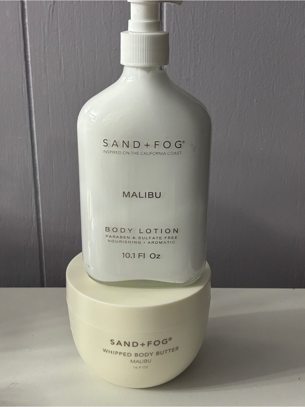 SAND+FOG Malibu Body Lotion & Whipped Body Butter